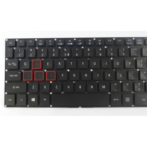KLAWIATURA ACER NITRO 5 AN515 podświetl. red