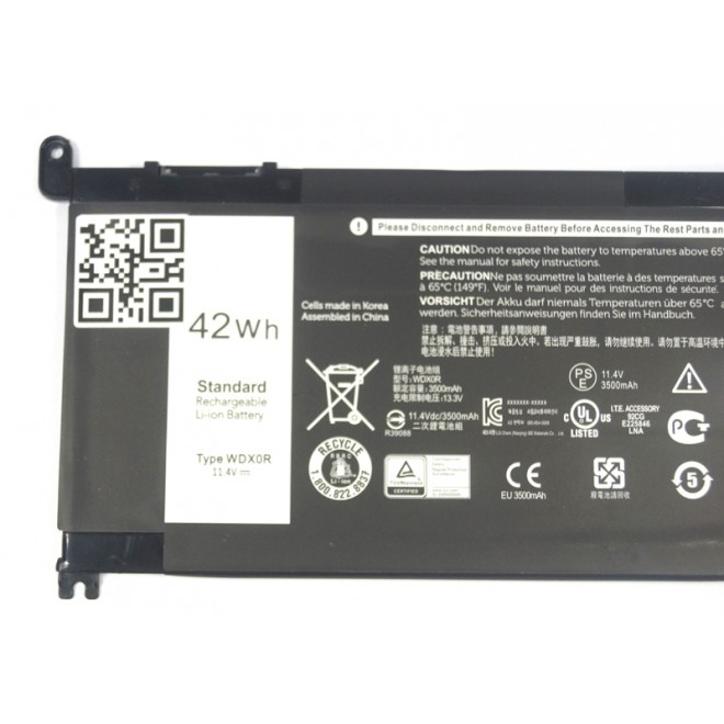 Bateria do DELL WDX0R 42Wh 3C 3CRH3