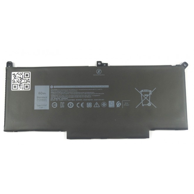 Bateria do Dell 60Wh 4C F3YGT Latitude E7480