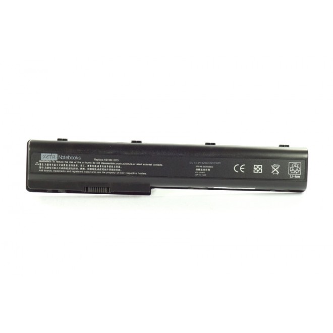 BATERIA Zeta do HP DV7 HDX18 SERIA 5200mAh